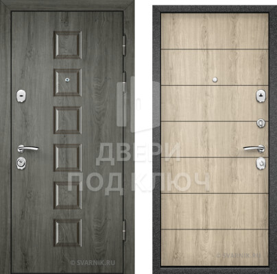 Входная дверь с терморазрывом в офис, в корзину ДПК-7308
