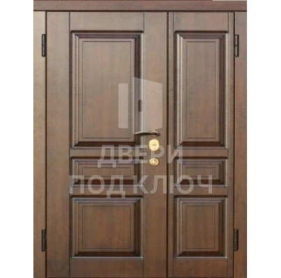 Премиум-входная металлическая полуторная дверь для квартиры с филенчатым МДФ ДПК-12521